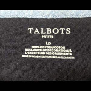 Talbots knit top PL with long sleeves